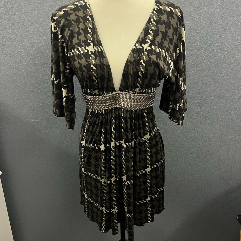 Sky Banded Waist Dress Sz M